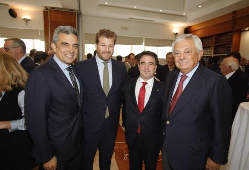 Nicolás Sierra, Jerónimo Martín, Julio Martín y Francisco Herrero