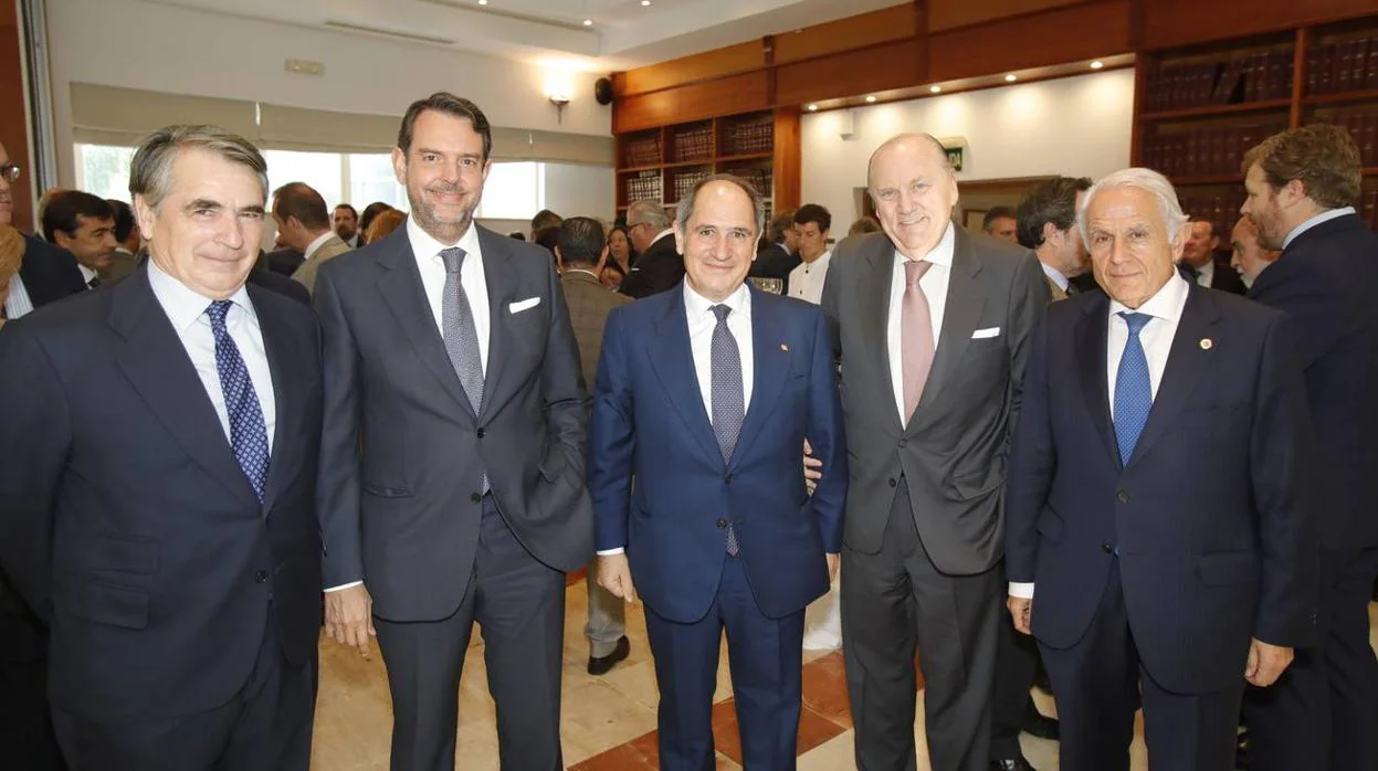 Jerónimo Martín, Antonio Somé, Vicente Martín, José Moya y Antonio Pulido