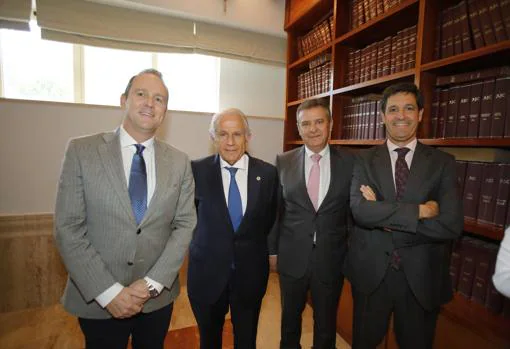 Ignacio García, Antonio Pascual, Francisco Arteaga y Leopoldo Parias