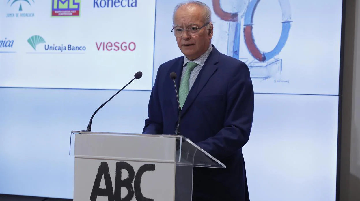 El director de ABC de Sevilla, Álvaro Ybarra, en un acto reciente