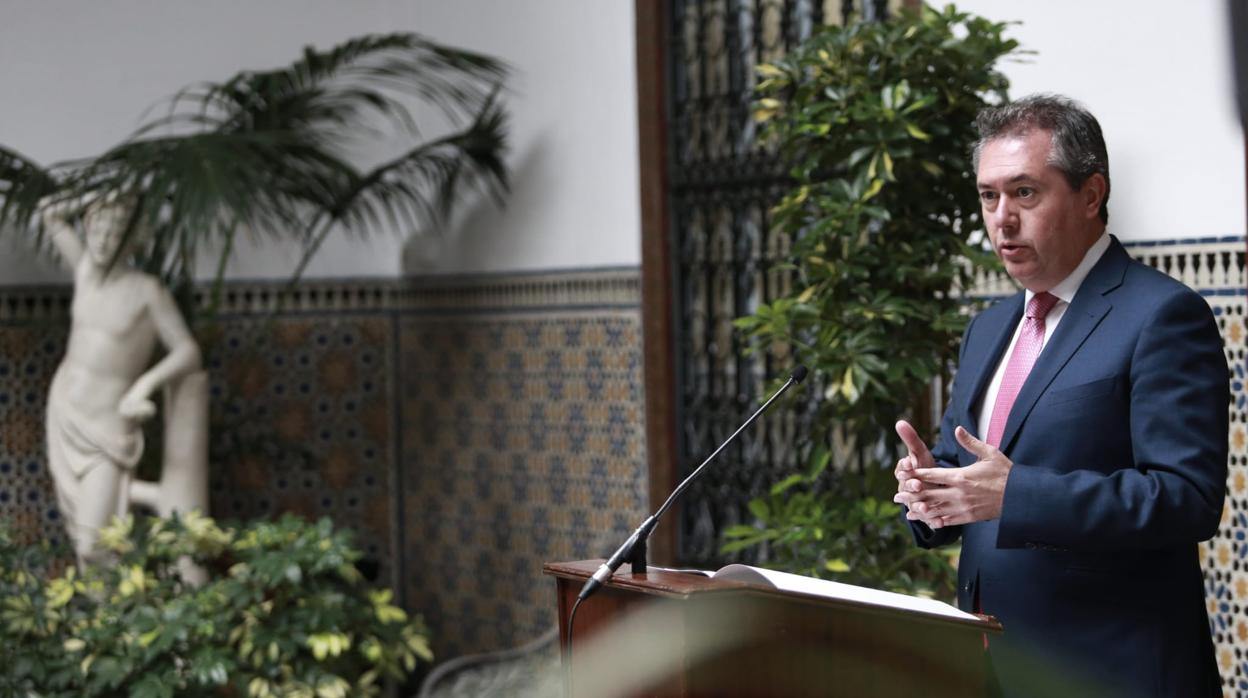 Juan Espadas, en la presentación del Plan de Arbolado Urbano de Sevilla