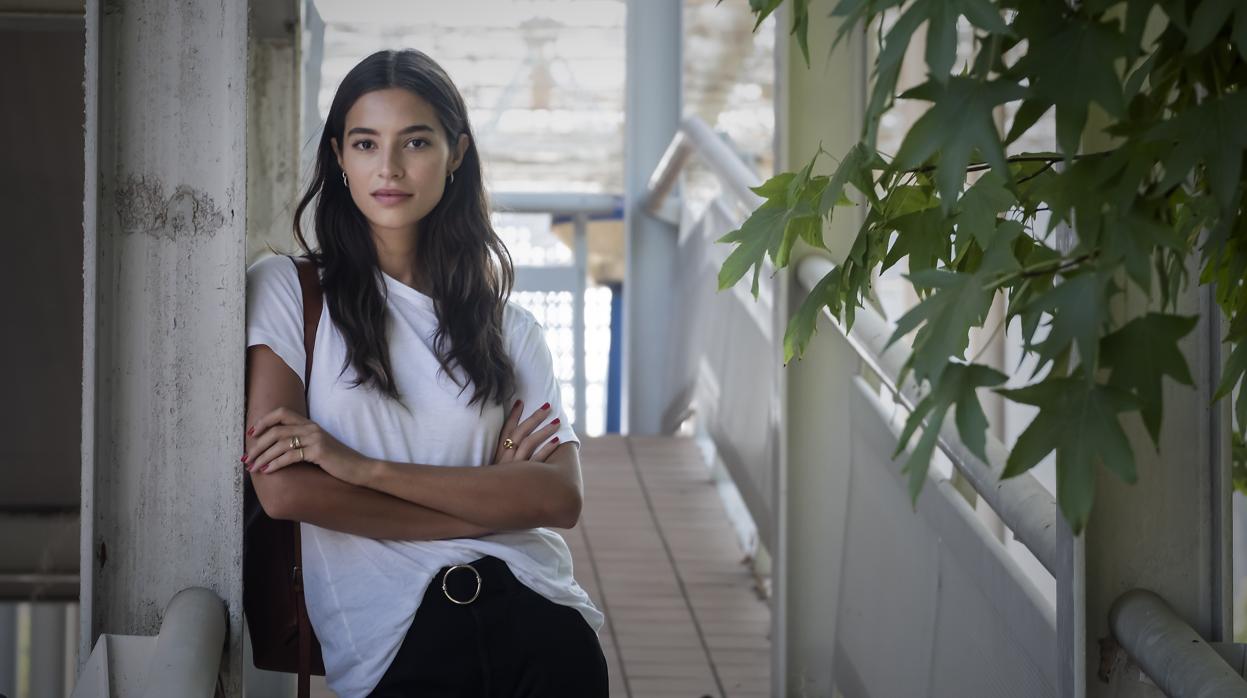 Rocío Crusset, fotografiada en Sevilla en sus vacaciones antes de volverse a Nueva York