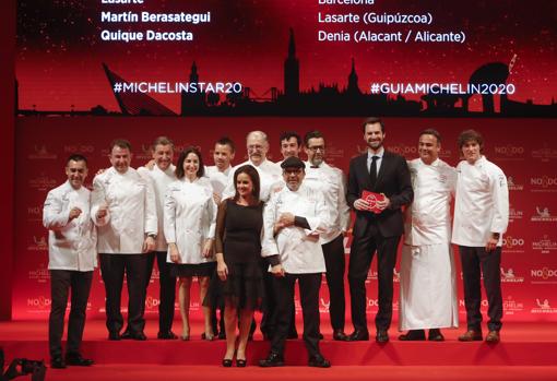 En imágenes, la gran gala de presentación de las Guía Michelin 2020 España y Portugal