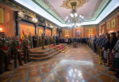 Aspecto que presentaba el salón que acogió el acto