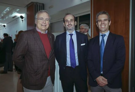 José María Aguilar, Ramón Román y Juan Soldán