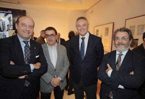 Joaquín Moeckel, Francisco Robles, Alberto García Reyes y Daniel Bilbao