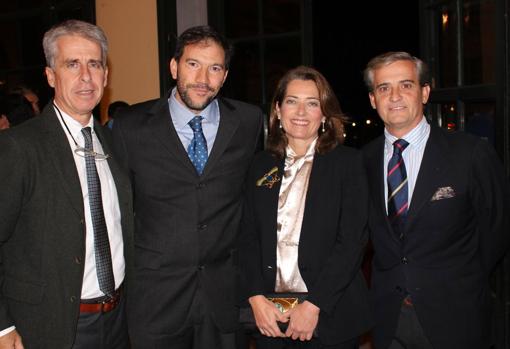 Pablo de Los Santos, Francisco Javier Aguilar, Rocío Soto y Gregorio Ybarra