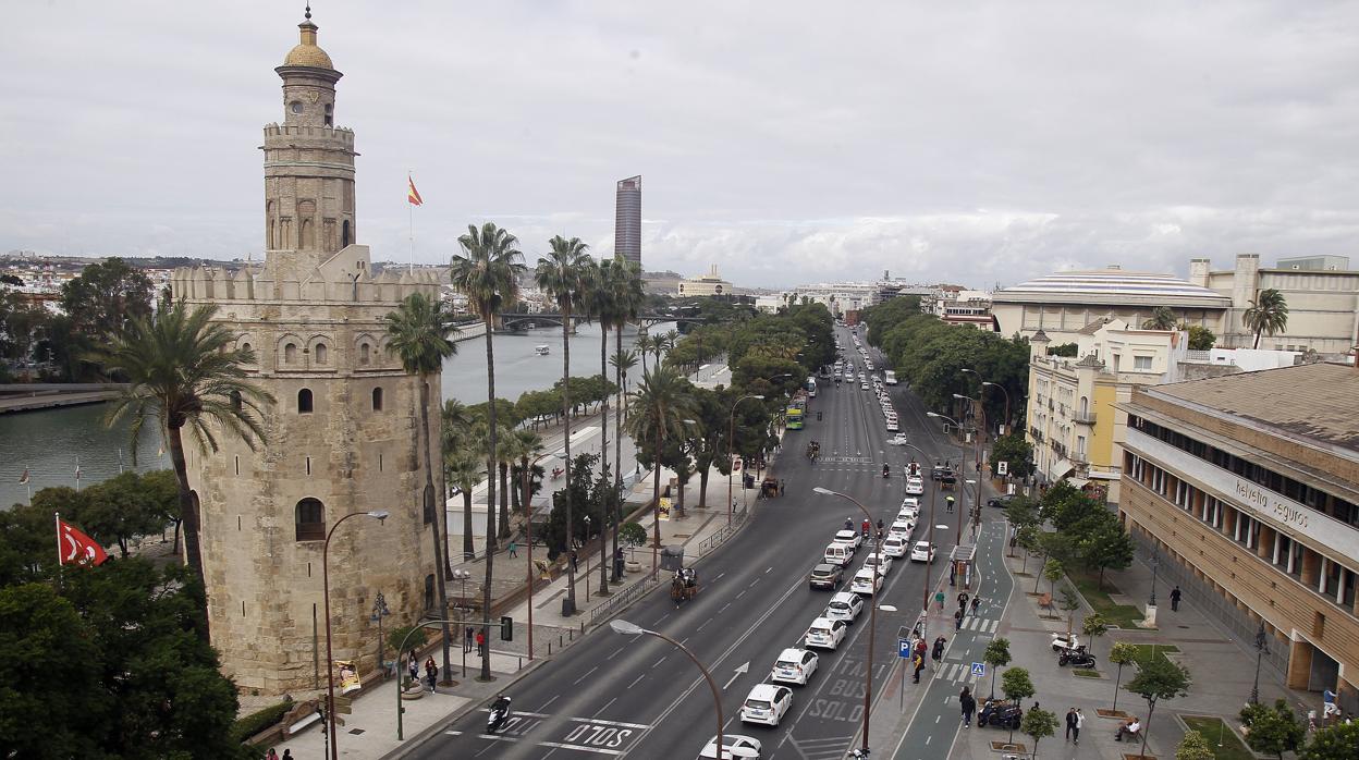 Manifestación de taxistas el mes pasado Manuel Gómez