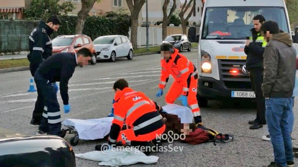 El joven ha tenido que ser trasladado a un centro hospitalario