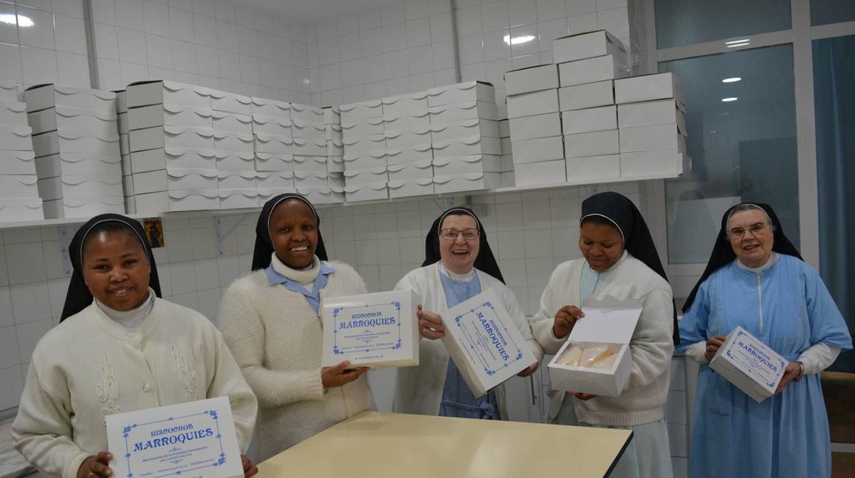 Monjas del monasterio de la Purísima Concepción con sus dulces marroquíes