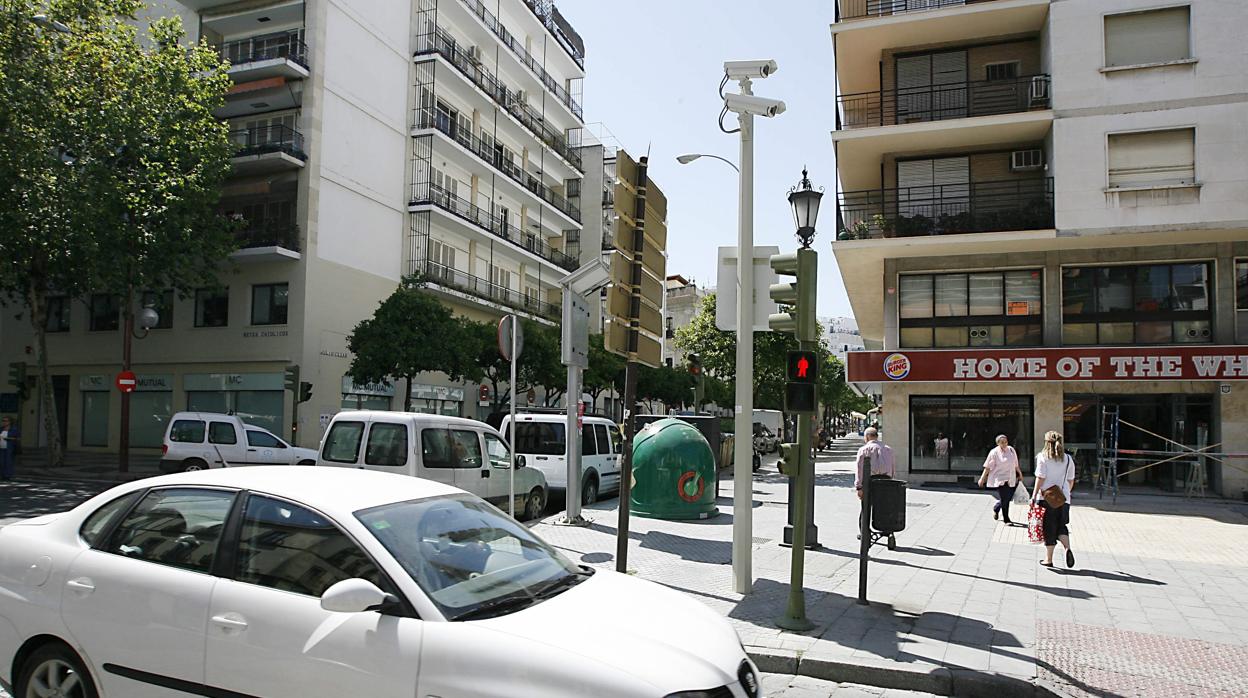 Cámaras de vigilancia para el acceso al centro de Sevilla