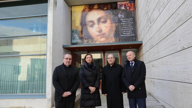 El mural de «La Colosal» se traslada al Seminario Metropolitano de Sevilla