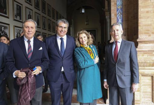 Marqués de Jódar, Antonio García Preciados, Socorro Montes Delgado y Esteban Fernández Velasco