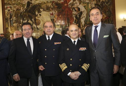 Antonio Vergel Román, Javier Albert Pérez, Manuel Garat Caramé y Manuel Ruiz Rojas