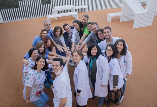 Profesionales de Oncología Pediátrica del Virgen del Rocío