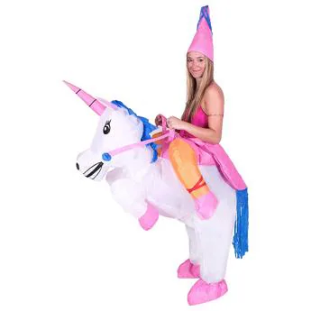 Disfraz hinchable de unicornio