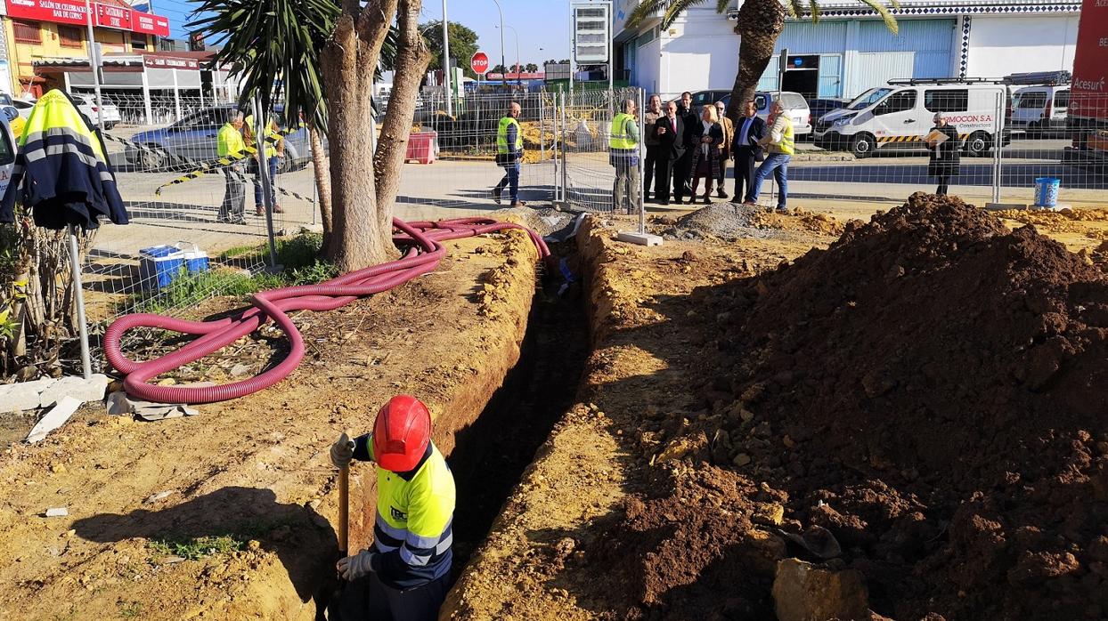 Obras de mejora en el polígono Store