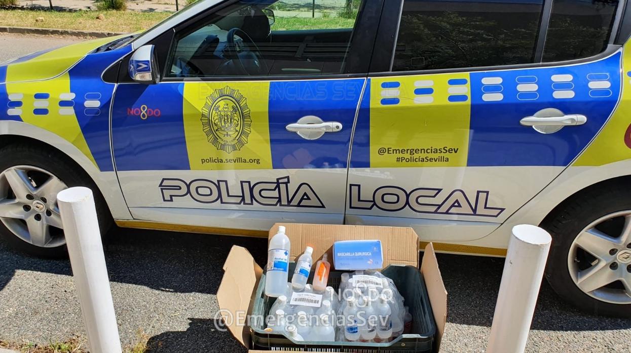 La mercancía incautada por la Policía