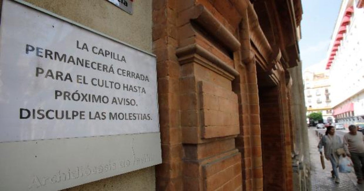 Capilla de Montserrat cerrada al culto hasta nuevo aviso