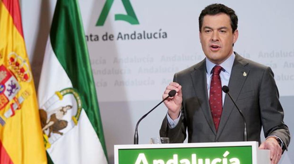 Juanma Moreno, presidente de la Junta de Andalucía