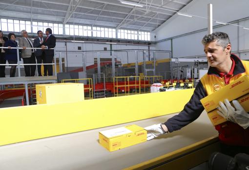 Las instalaciones de DHL en el aeropuerto de Sevilla