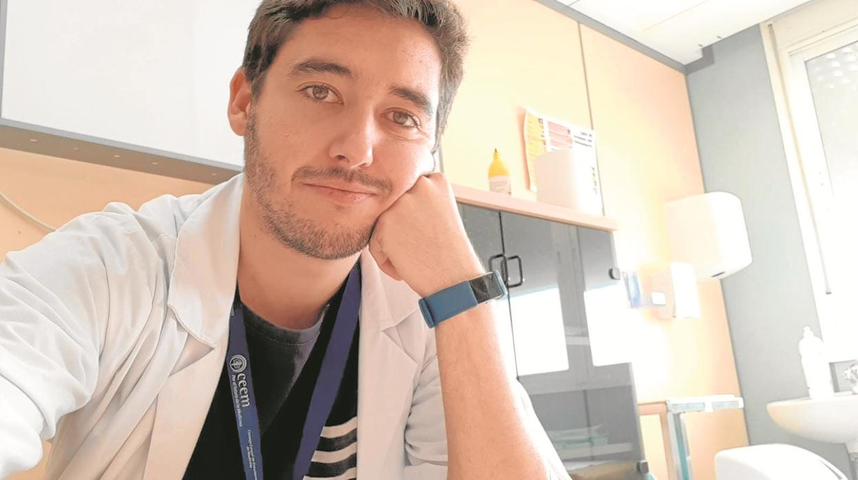 Javier Fernández, estudiante de 6º de Medicina