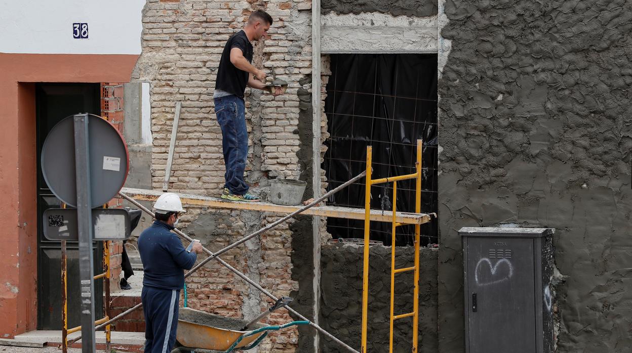 Las obras se reanudaron el pasado lunes en Sevilla