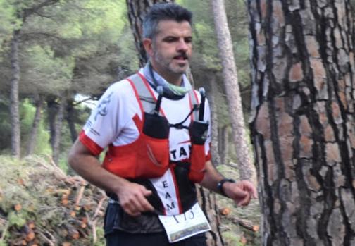 Agustí Lobo en una carrera