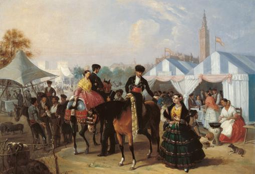 «En la Feria de Sevilla», Obra de manuel Cabral