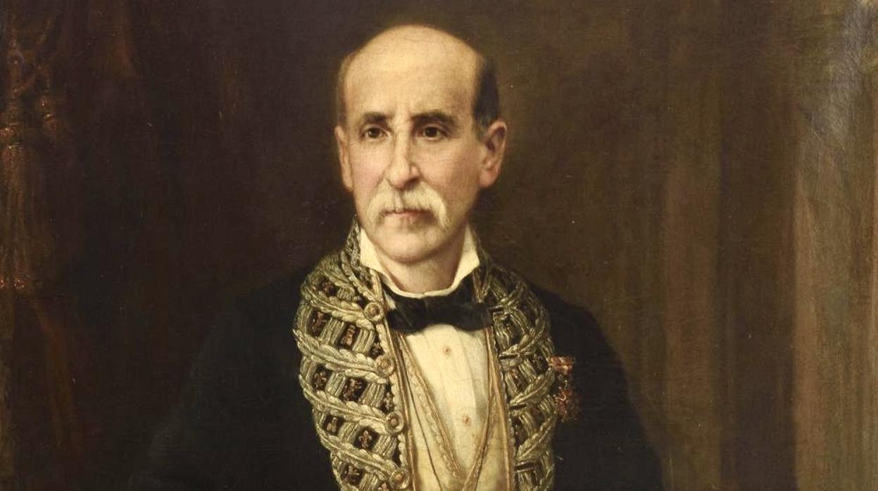 Retrato de Juan José García de Vinuesa. Óleo de José María Romero. Siglo XIX.