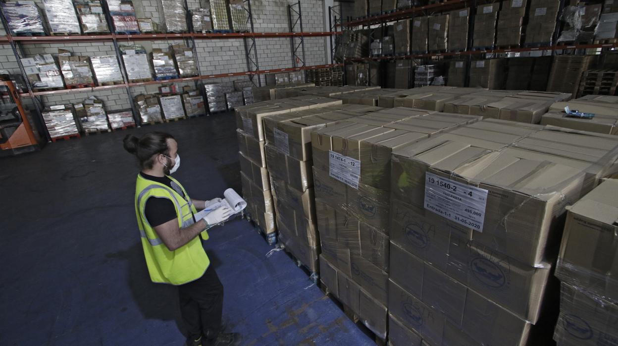 Sede del Banco de Alimentos en Sevilla