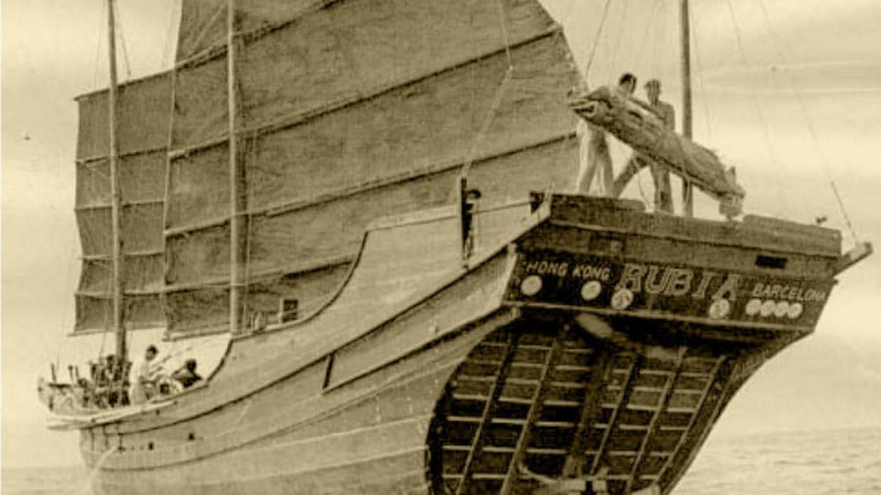 Los juncos, típicas naves bruneanas, podían soportar una carga tan fuerte como los navíos españoles
