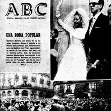 Portada del 25 de febrero de 1961 de ABC de Sevilla