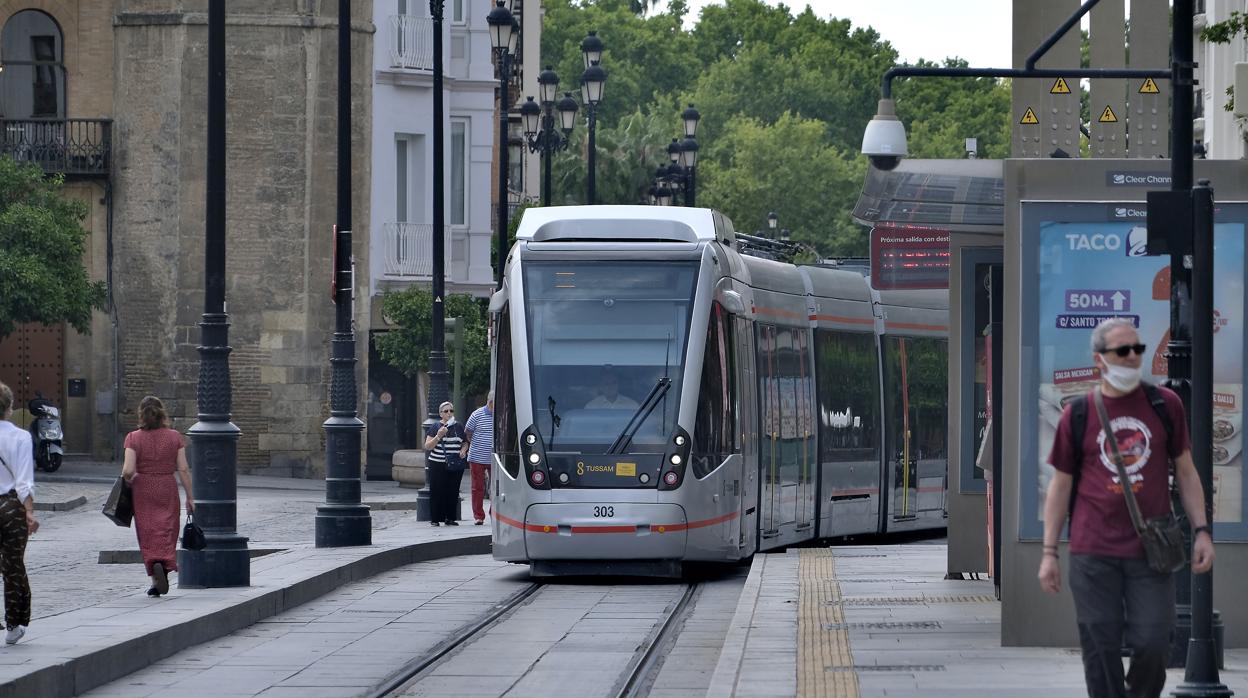 El Metrocentro recorre las calles de Sevilla