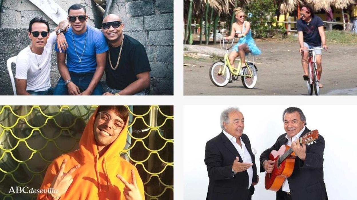 Famosos artistas de canciones del verano