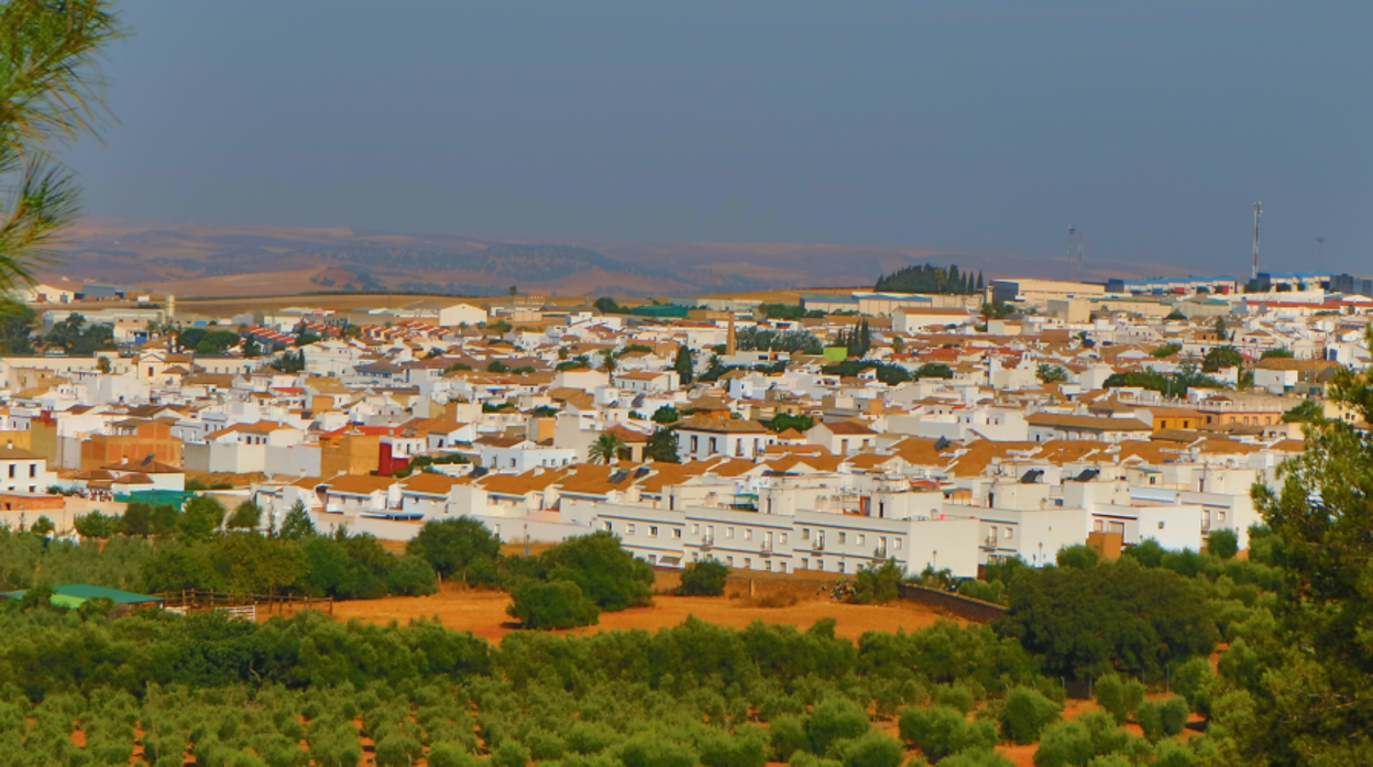 Vista de la localidad sevillana de Montellano