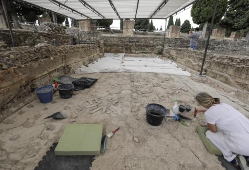 La Casa de la Exedra, en el Conjunto Aqueológico de Itálica