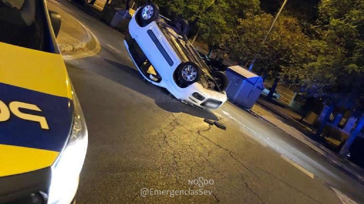 El accidente se ha producido en la Ronda de la Oliva