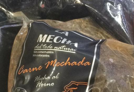 Un paquete de carne mechada de la marca «La Mechá» de Magrudis