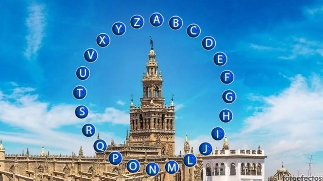 Pasapalabra sobre los principales lugares de Sevilla
