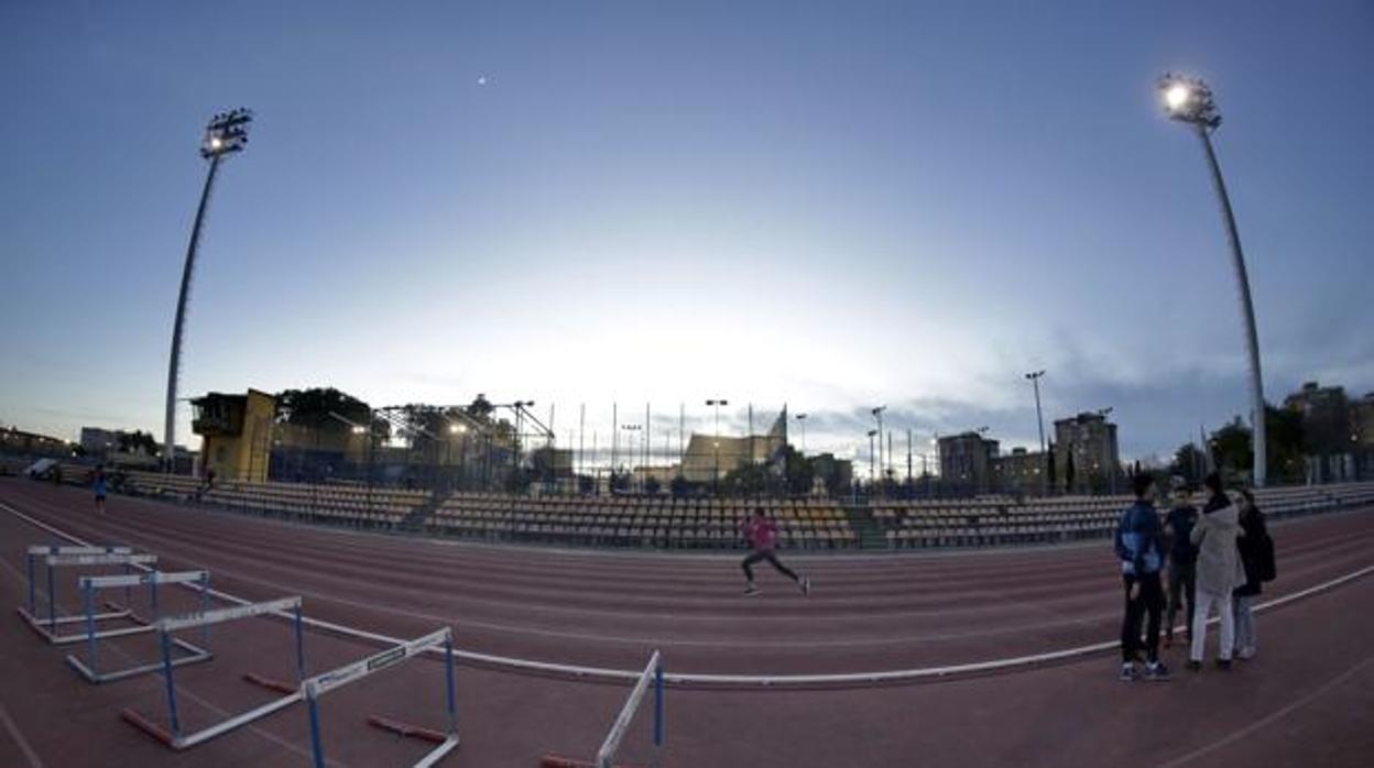 Pistas de atletismo en el polideportivo San Pablo
