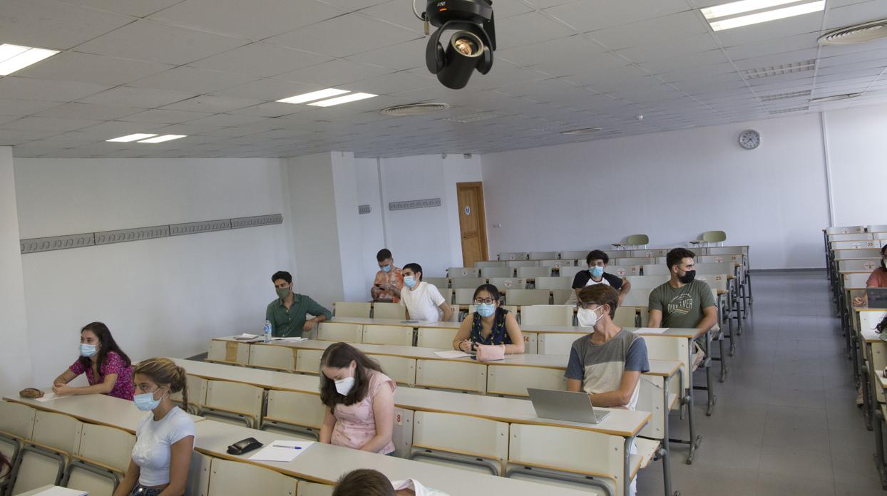 Estudiantes en la Pablo de Olavide