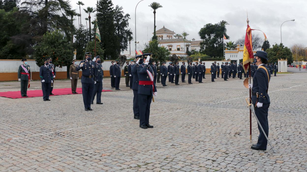 Acto de celebración de la Patrona del Ejército del Aire en el Acuartelamiento Aéreo de Tablado