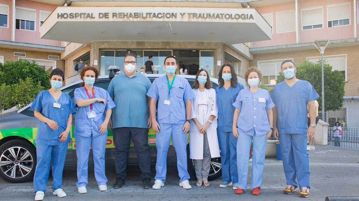 Equipo de coordinación de trasplantes del Hospital Virgen del Rocío, liderado por Manuela Cid