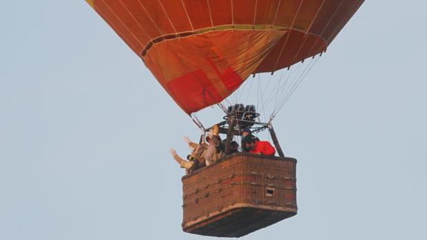 Así ha sido el viaje en globo por Sevilla de los Reyes Magos