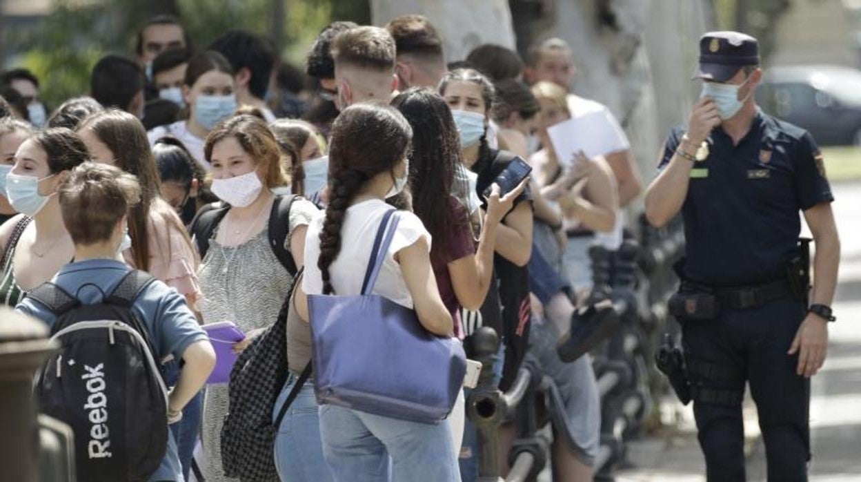 Exámenes de Selectividad el pasado año