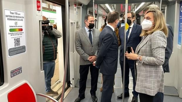 Los usuarios del metro de Sevilla podrán conocer en tiempo real la calidad del aire en los trenes