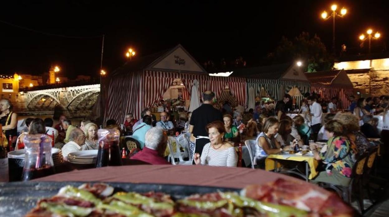 Feria de San Miguel en el Muelle de la Sal de hace varios años