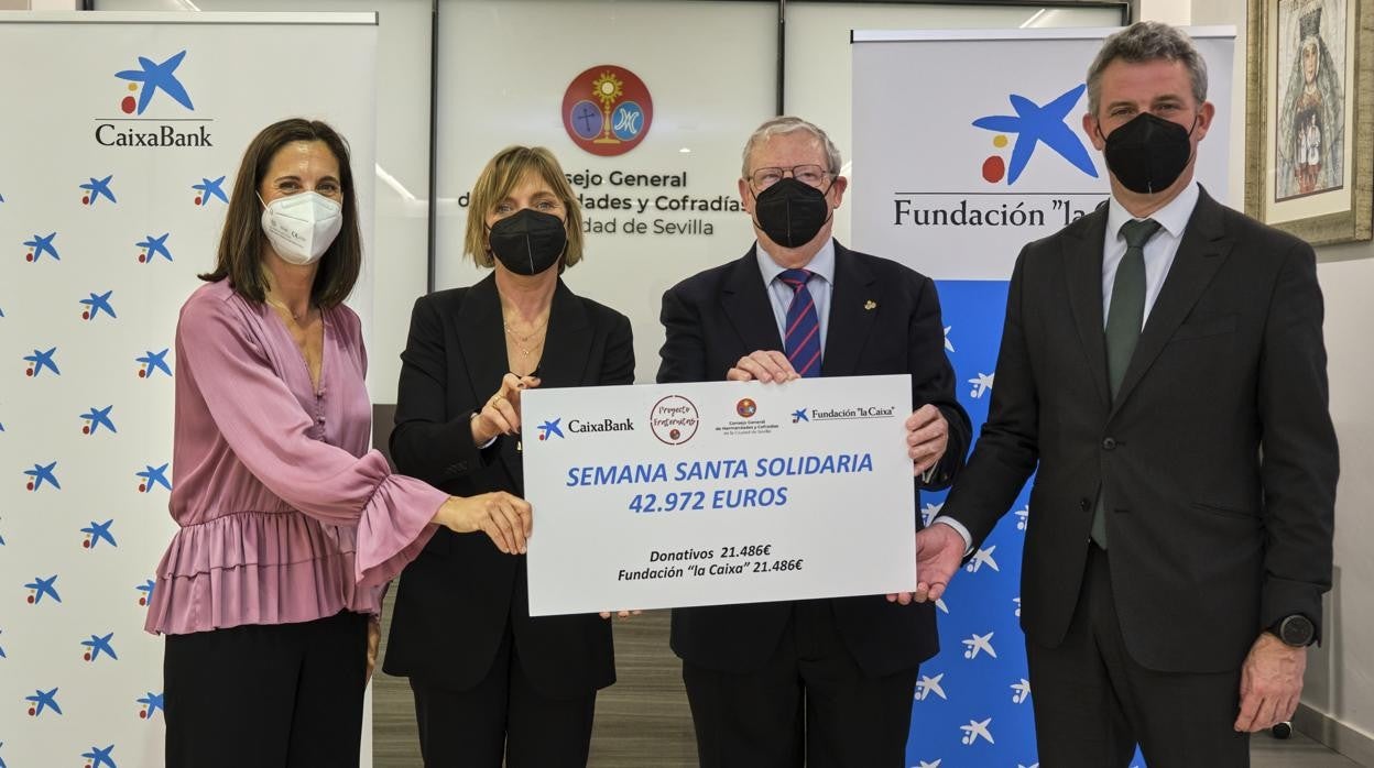 La Semana Santa Solidaria de CaixaBank recauda más de 40.000 euros para el Proyecto Fraternitas