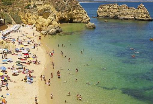 Una playa de Portugal